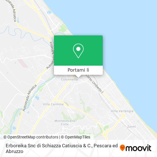 Mappa Erboreika Snc di Schiazza Catiuscia & C.