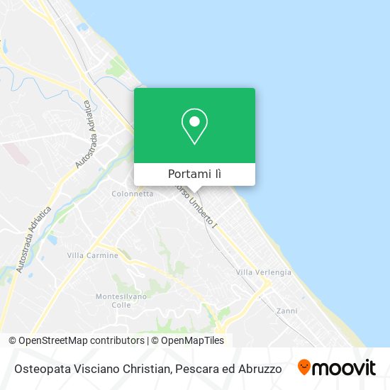Mappa Osteopata Visciano Christian