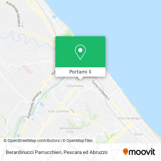Mappa Berardinucci Parrucchieri