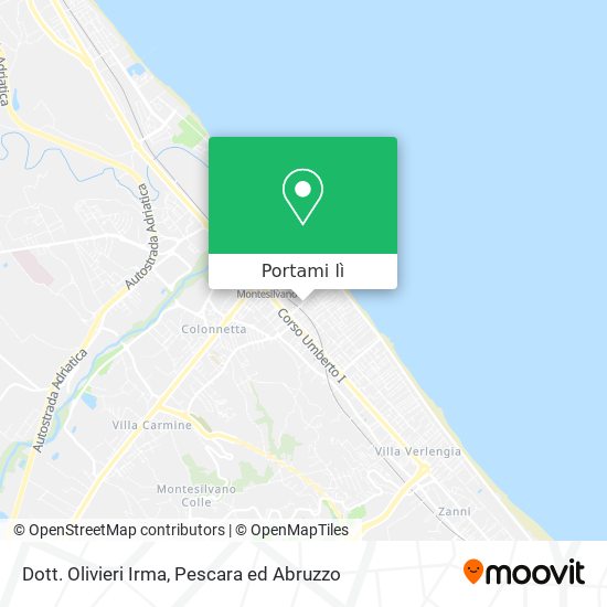 Mappa Dott. Olivieri Irma