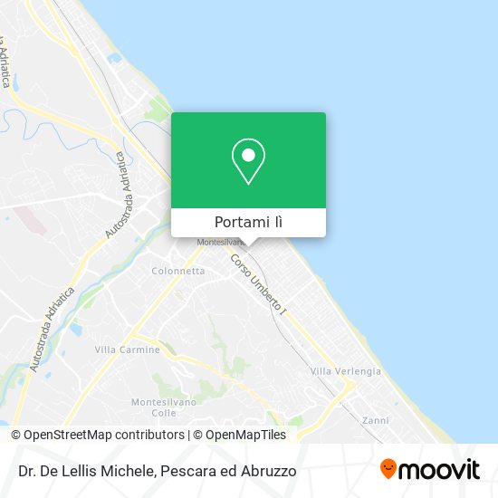 Mappa Dr. De Lellis Michele