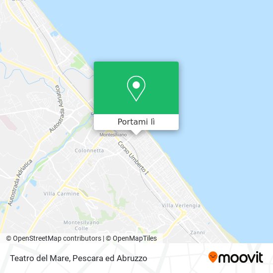 Mappa Teatro del Mare