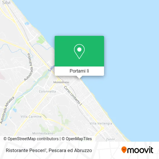 Mappa Ristorante Pesceri'