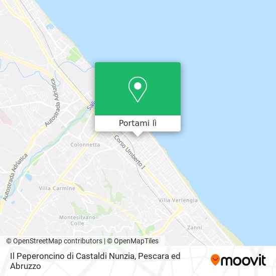 Mappa Il Peperoncino di Castaldi Nunzia