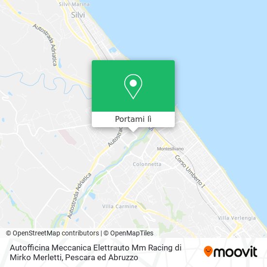 Mappa Autofficina Meccanica Elettrauto Mm Racing di Mirko Merletti