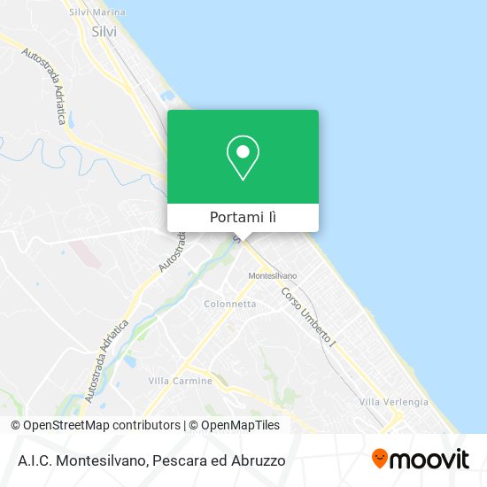 Mappa A.I.C. Montesilvano