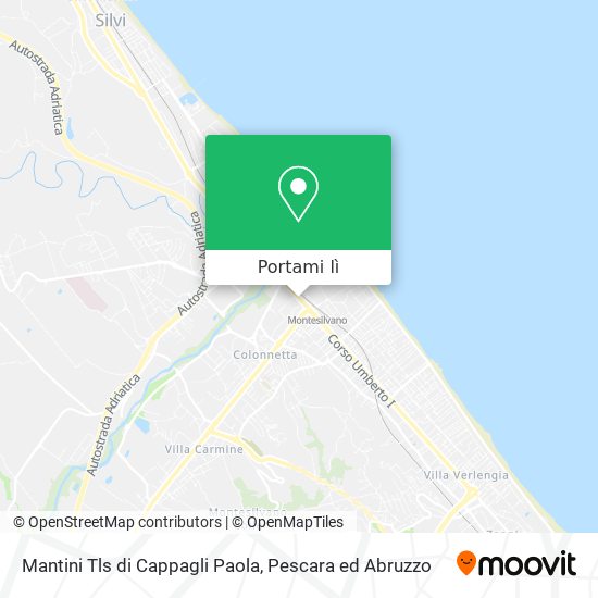 Mappa Mantini Tls di Cappagli Paola