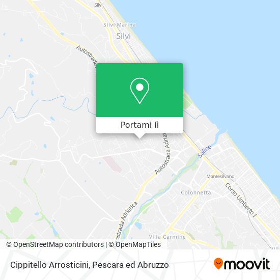 Mappa Cippitello Arrosticini