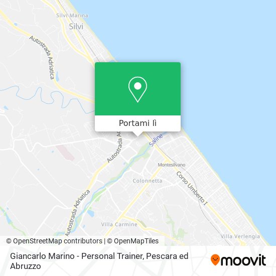 Mappa Giancarlo Marino - Personal Trainer