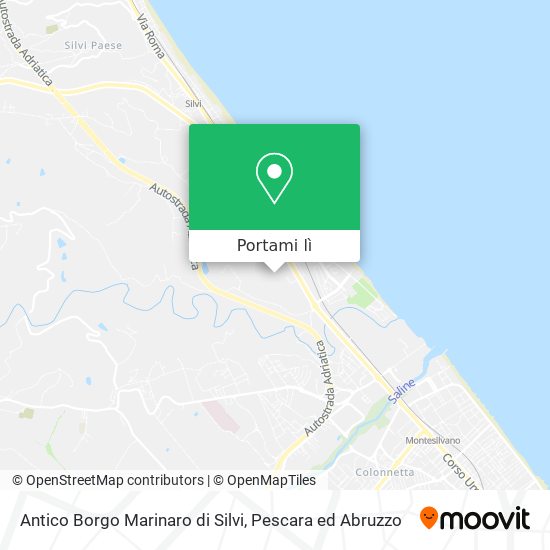 Mappa Antico Borgo Marinaro di Silvi
