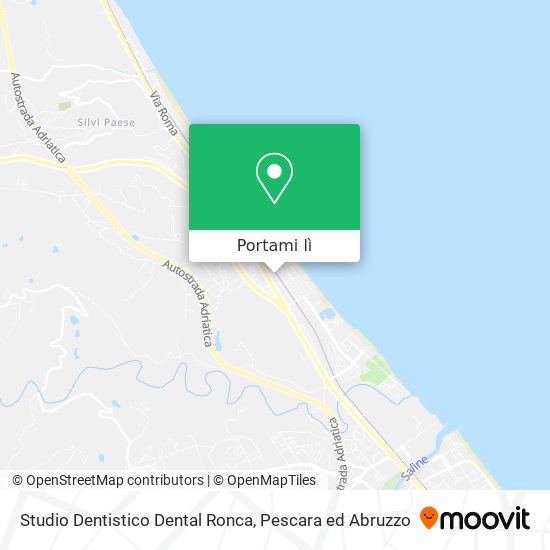 Mappa Studio Dentistico Dental Ronca
