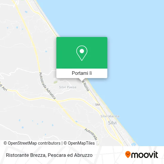 Mappa Ristorante Brezza