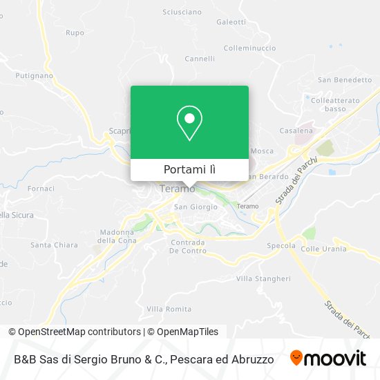 Mappa B&B Sas di Sergio Bruno & C.