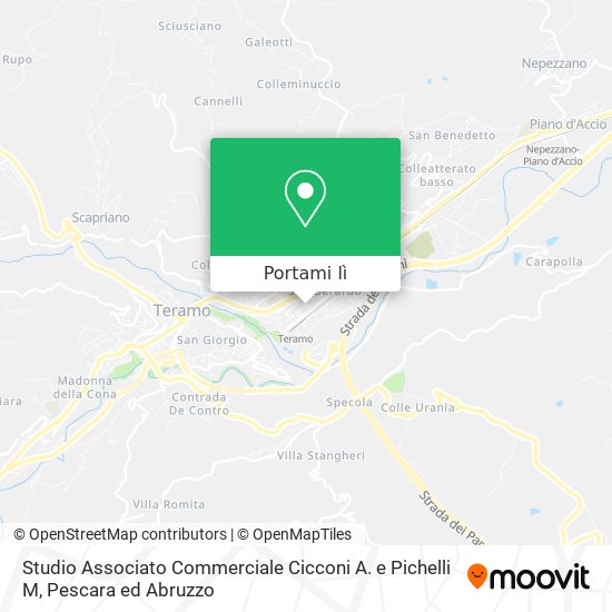 Mappa Studio Associato Commerciale Cicconi A. e Pichelli M