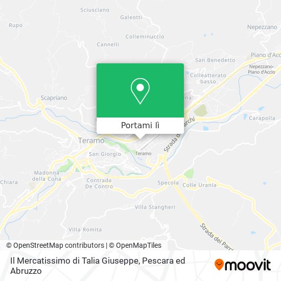 Mappa Il Mercatissimo di Talia Giuseppe