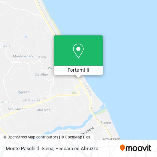 Mappa Monte Paschi di Siena