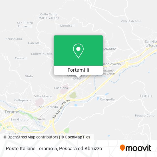 Mappa Poste Italiane Teramo 5