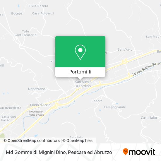 Mappa Md Gomme di Mignini Dino