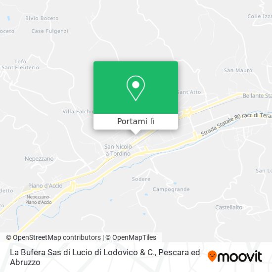 Mappa La Bufera Sas di Lucio di Lodovico & C.