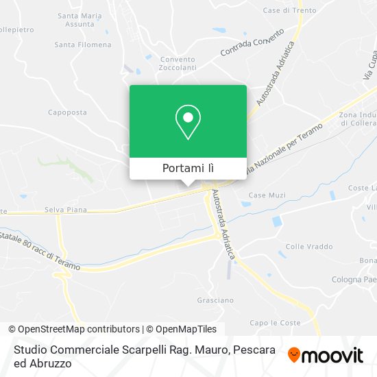 Mappa Studio Commerciale Scarpelli Rag. Mauro