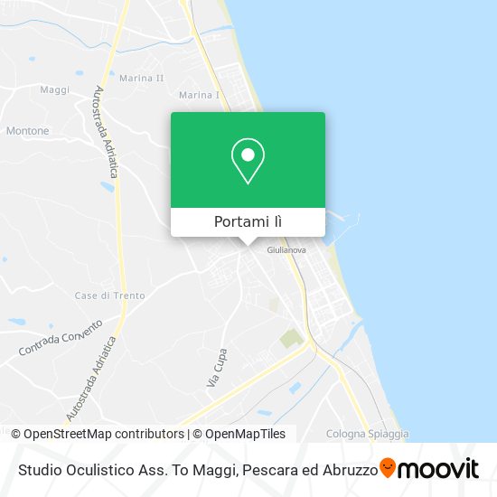 Mappa Studio Oculistico Ass. To Maggi