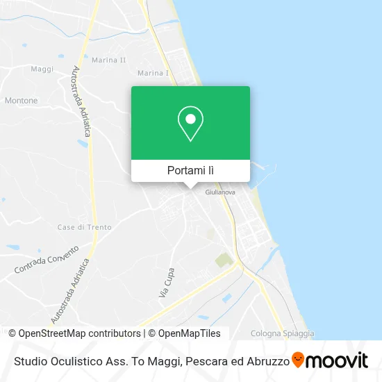 Mappa Studio Oculistico Ass. To Maggi