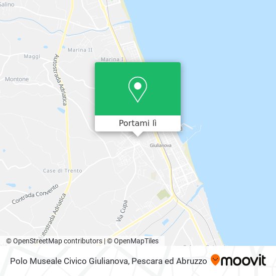Mappa Polo Museale Civico Giulianova