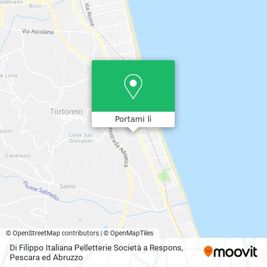 Mappa Di Filippo Italiana Pelletterie Società a Respons