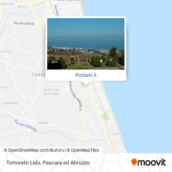 Mappa Tortoreto Lido