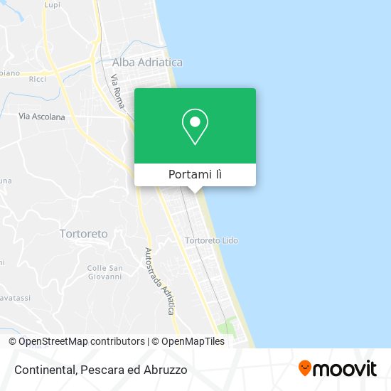 Mappa Continental