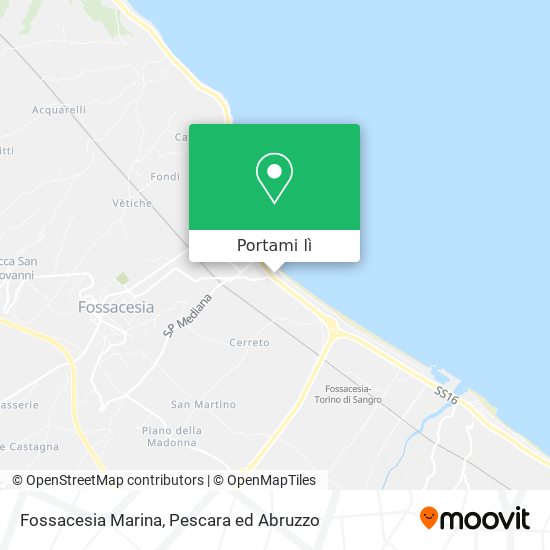 Mappa Fossacesia Marina