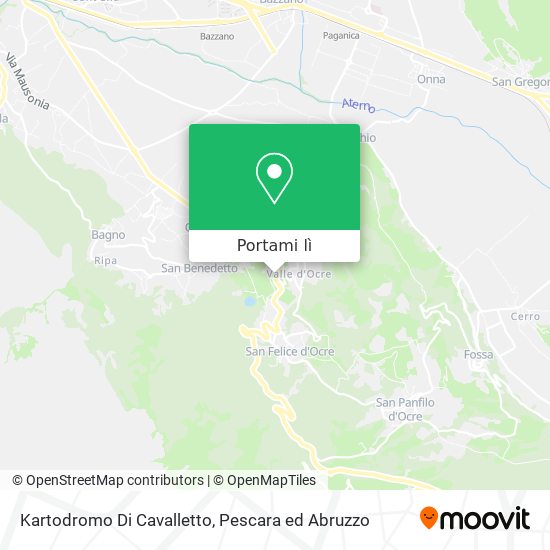 Mappa Kartodromo Di Cavalletto