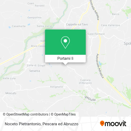 Mappa Noceto Pietrantonio