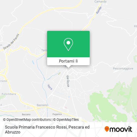 Mappa Scuola Primaria Francesco Rossi