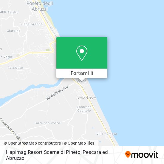 Mappa Hapimag Resort Scerne di Pineto