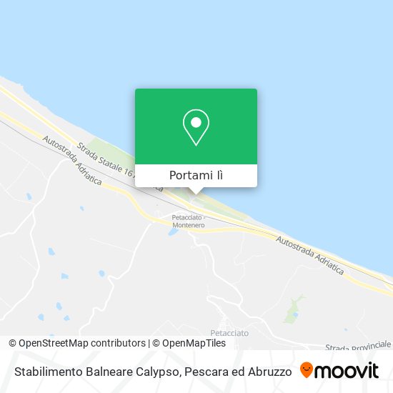 Mappa Stabilimento Balneare Calypso