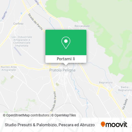 Mappa Studio Presutti & Palombizio