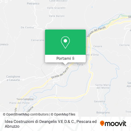 Mappa Idea Costruzioni di Deangelis V.E D.& C.