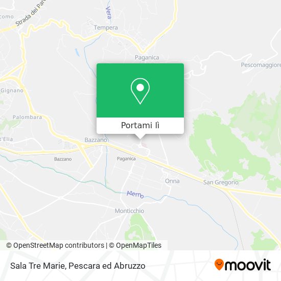 Mappa Sala Tre Marie