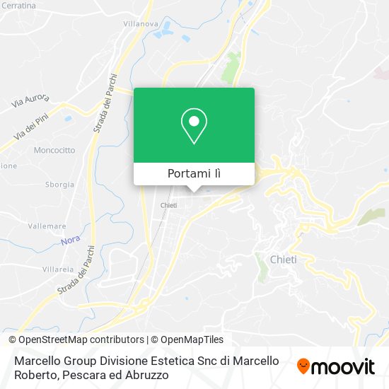 Mappa Marcello Group Divisione Estetica Snc di Marcello Roberto