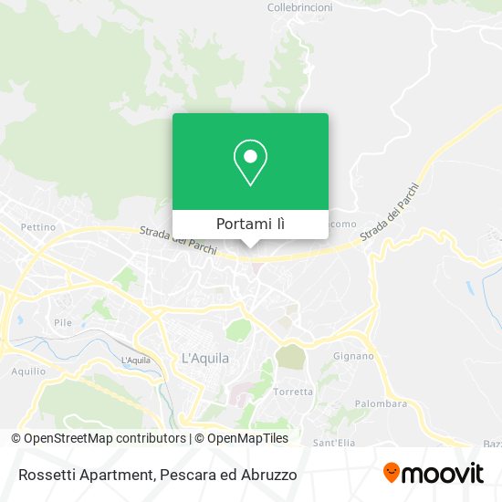Mappa Rossetti Apartment