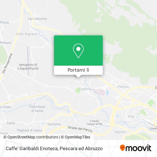Mappa Caffe' Garibaldi Enoteca