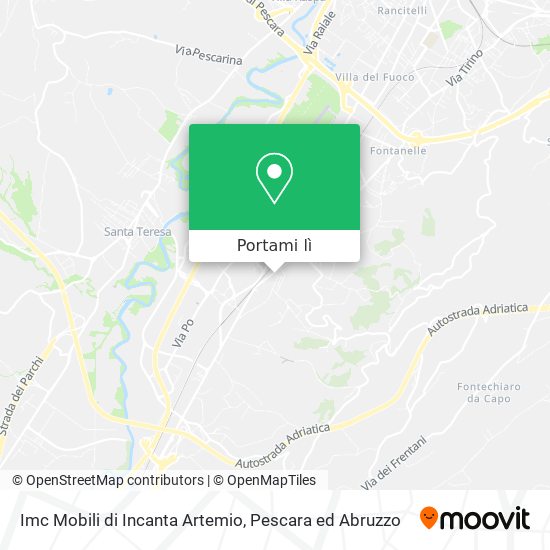 Mappa Imc Mobili di Incanta Artemio