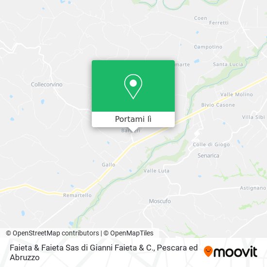 Mappa Faieta & Faieta Sas di Gianni Faieta & C.