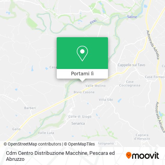 Mappa Cdm Centro Distribuzione Macchine
