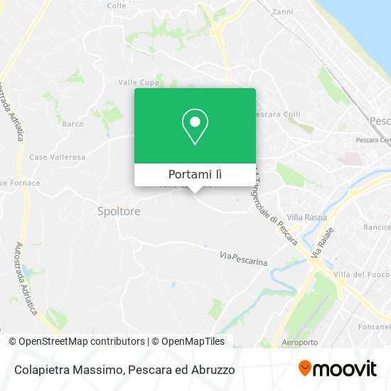 Mappa Colapietra Massimo