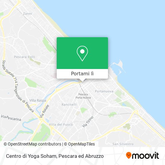 Mappa Centro di Yoga Soham