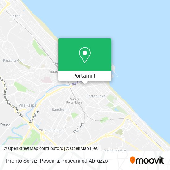 Mappa Pronto Servizi Pescara