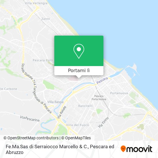 Mappa Fe.Ma.Sas di Serraiocco Marcello & C.