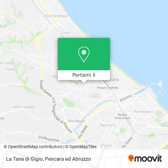 Mappa La Tana di Gigio